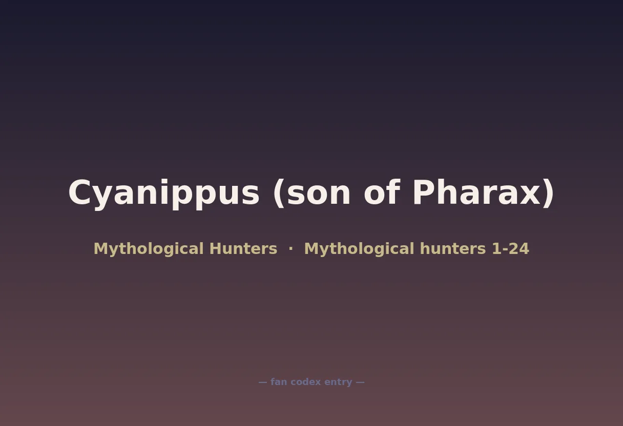 Cyanippus (son of Pharax)
